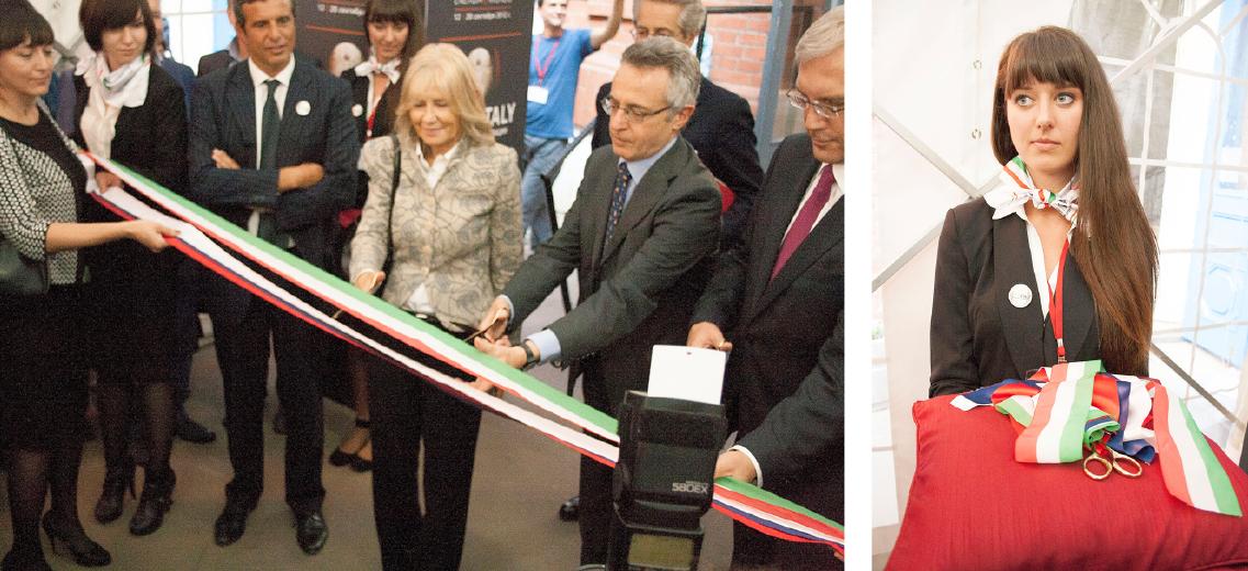 Антонио Дзанарди Ланди открывает выставку Exhibitaly 2012